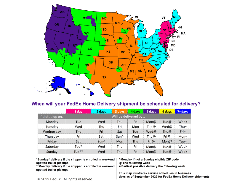 MyPerfectColor Shipping Map