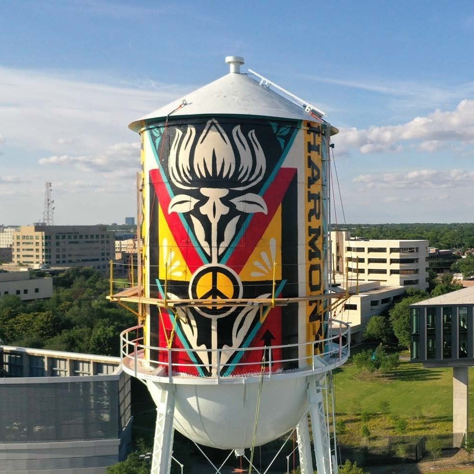 Deep Ellum Tx Water tower