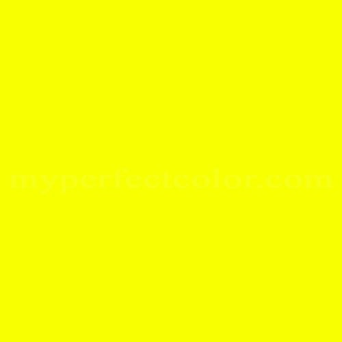 MyPerfectColor Fluorescent Yellow Precisely Matched For Paint and