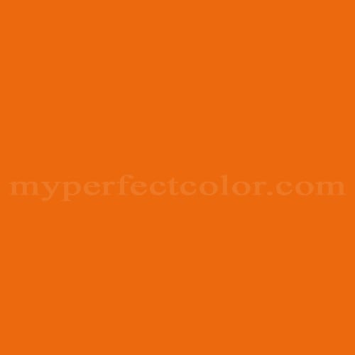 MyPerfectColor Match of Auburn University Tigers Auburn Orange