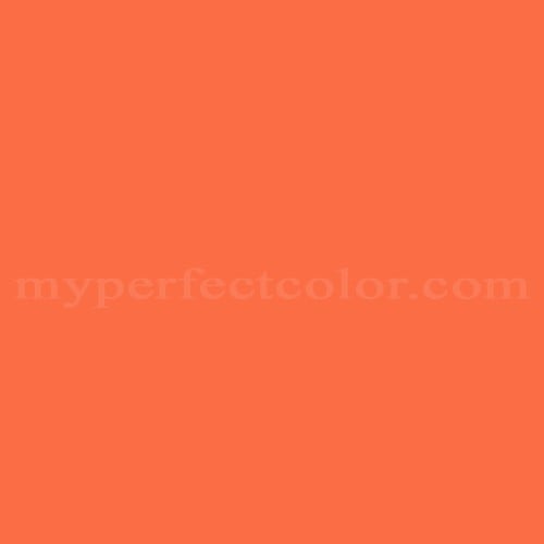 Pantone 16-1453 TPG Exotic Orange Precisely Matched For Spray