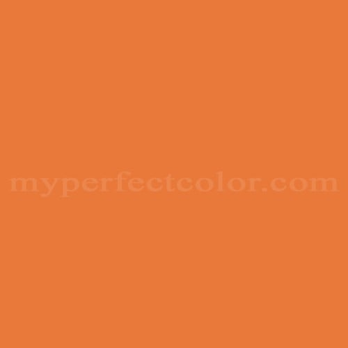 Sherwin Williams SW1637 Orange Zest Precisely Matched For Paint