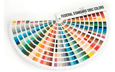 US Government Federal Standard 595 fandeck